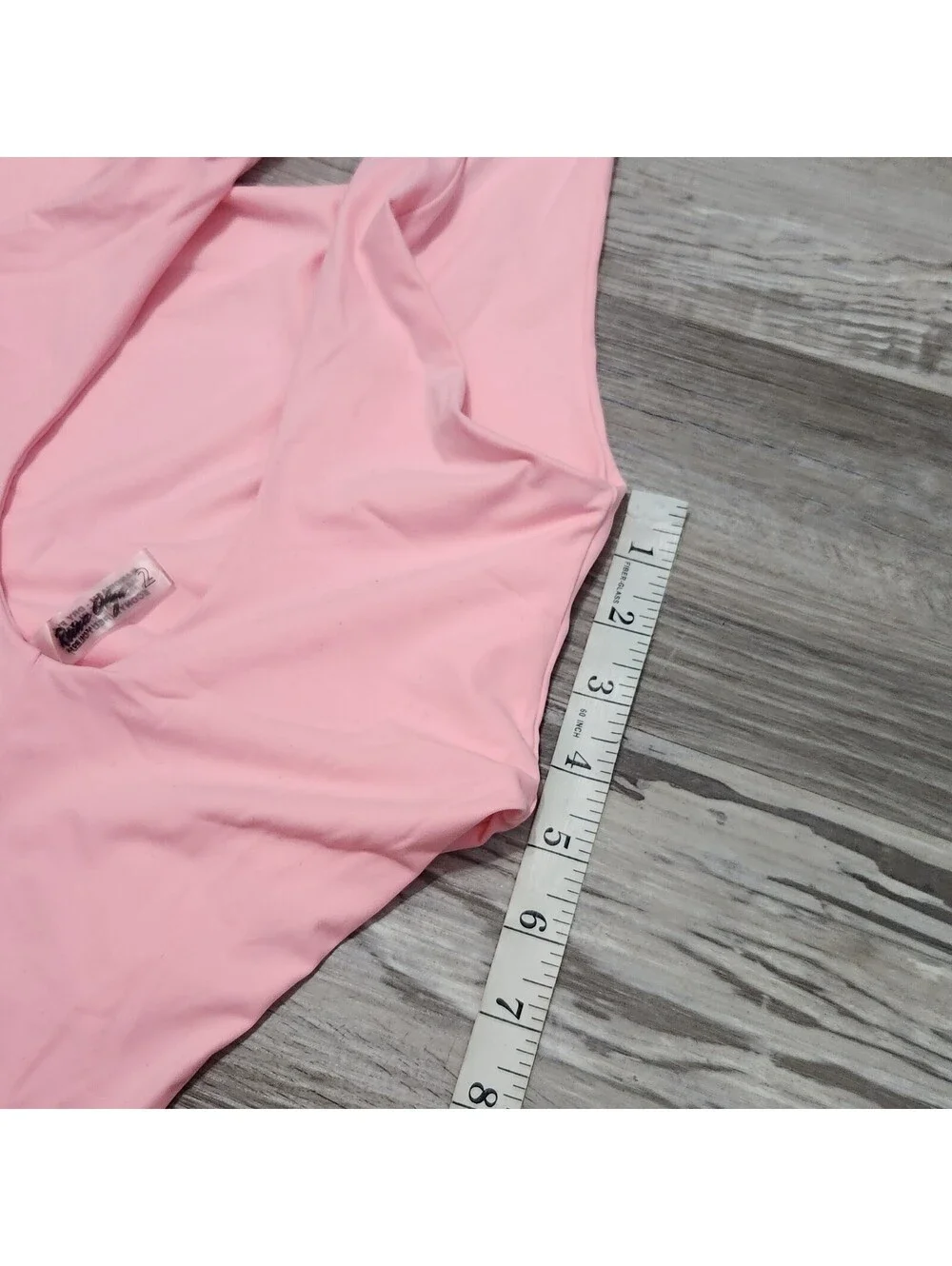 Reina Olga Swimsuit Size 2 Pink Bay watch One Piece Pink Double Lined